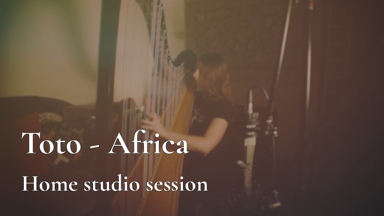 Toto - Africa  //  Amy Turk, Harp [Home Studio Session]