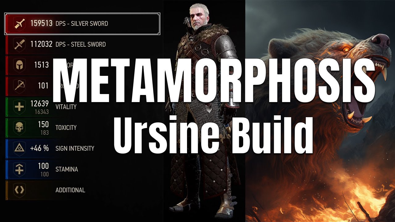 Witcher 3: Metamorphosis Ursine Build (TOP 5 Series)