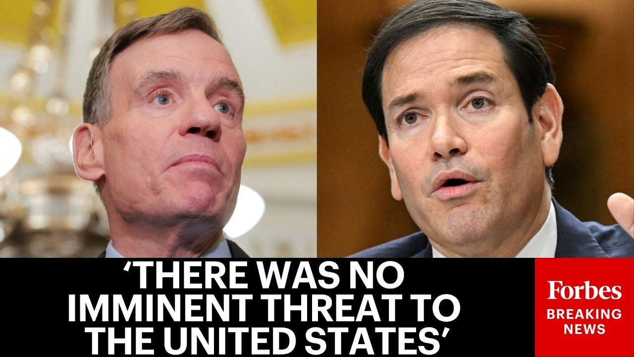 JUST IN: Mark Warner Speaks To Reporters After Receiving Briefing From Trump Admin On Iran