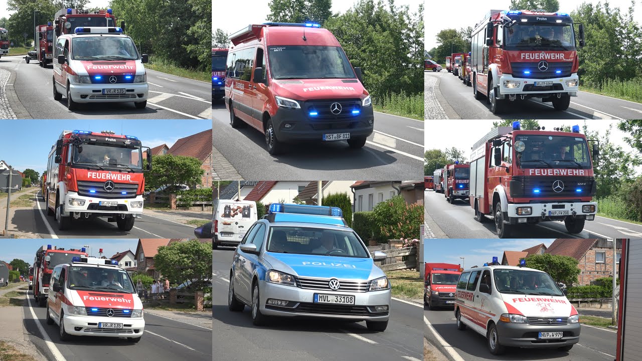 [Großer Festumzug!] 95. Jubiläum der Freiwilligen Feuerwehr Prohn