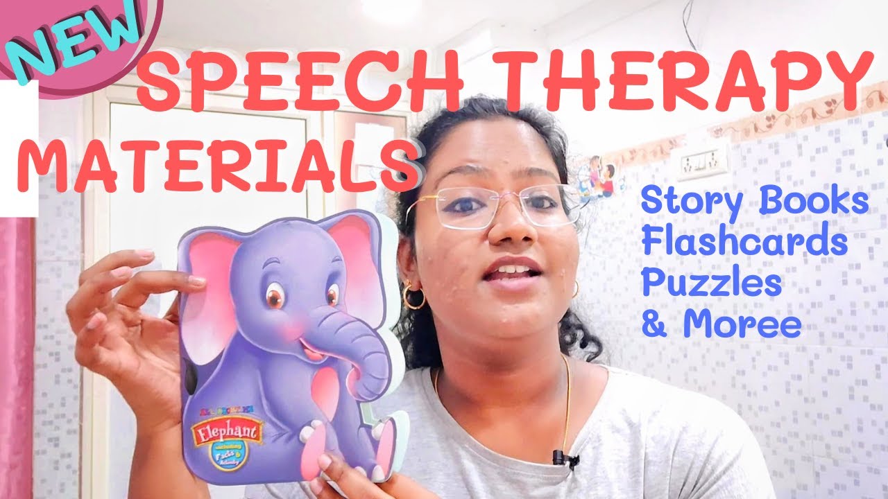 How to Do Speech Therapy with Books, Flashcards and Puzzles | Therapy Materials & Techniques