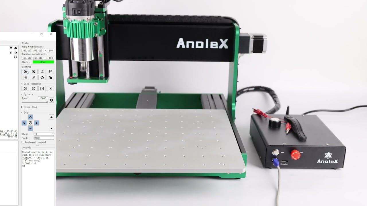 Part 2_AnoleX CNC Router 4030-Evo Ultra 2 - Operation Demo