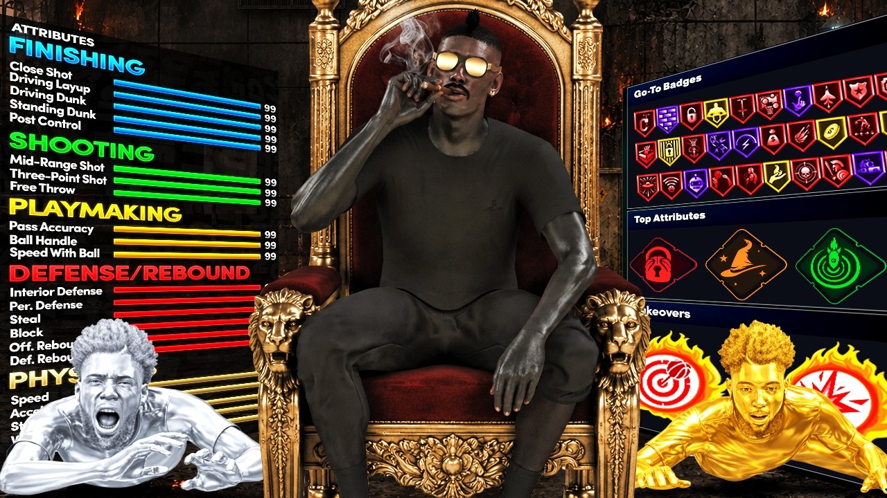 THE END GAME ISO BUILD THAT LEAVES DEFENDERS MISERABLE..BEST 6'8 BUILD NBA 2K26..GLOCK FACE REVEAL!?