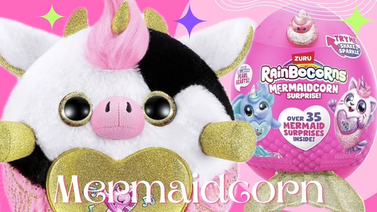 Rainbocorns Mermaidcorn Surprise toy unboxing @ZuruToys