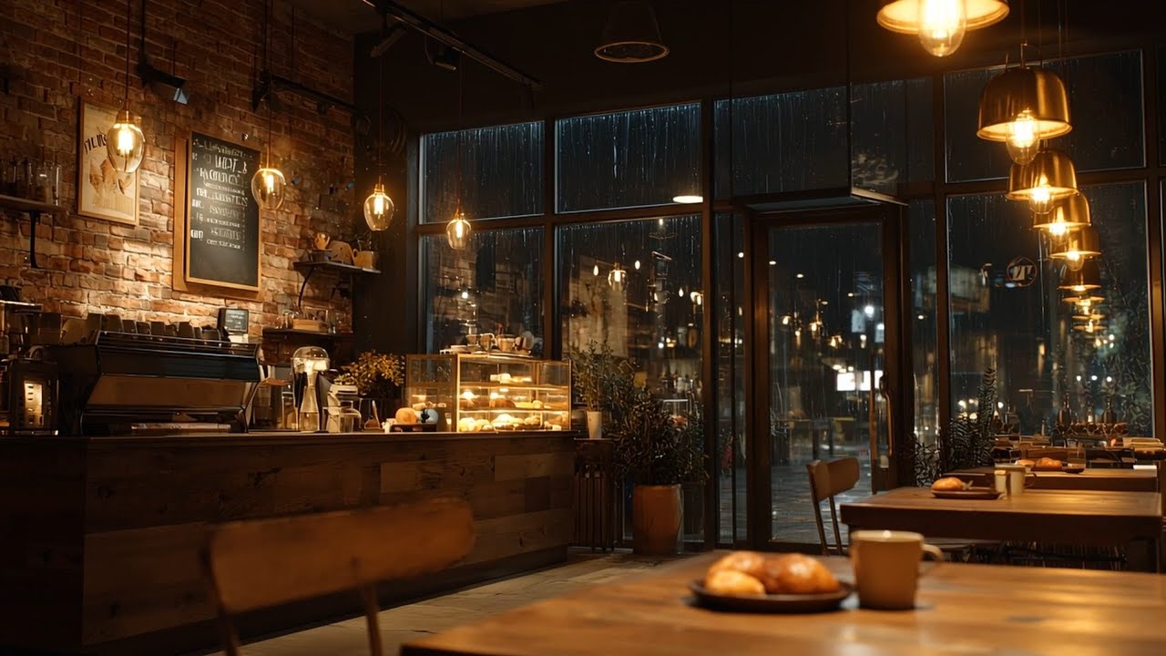 ☕Cozy Coffee Shop Jazz - 1 Hour Cozy Café Ambience for Studying & Relaxation