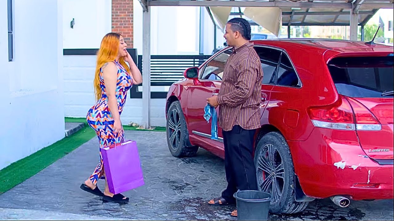 D Billionaire's daughter fel in luv wit D Driver wen she saw him cleanin her dads car|Nigerian Movie