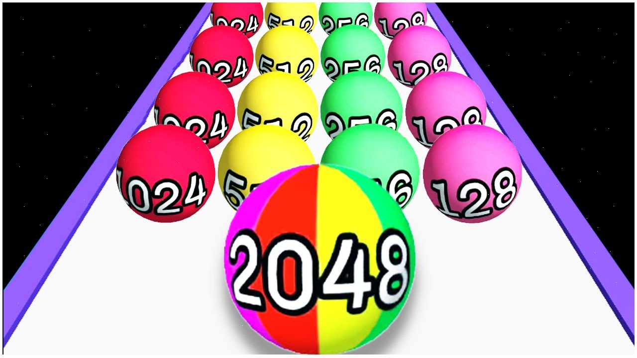 Run Merge Ball 2048 - Gameplay Walkthrough - Levels 1-25