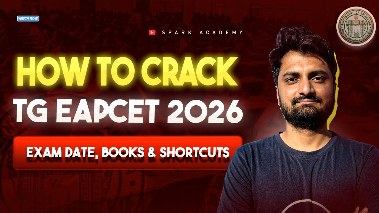 How to Crack TG EAPCET 2026 in First Attempt? | Exam Dates Announced, Books & Shortcuts
