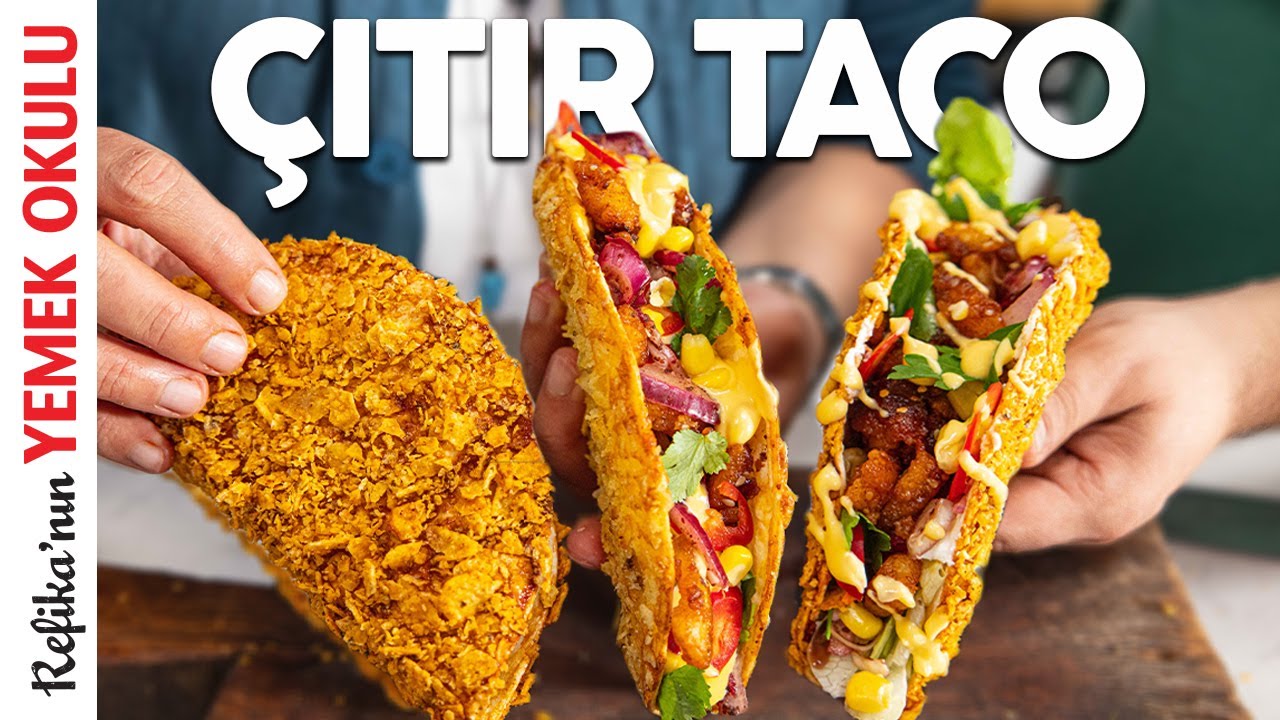 🌮 Meksika'nın Meşhur Tacosunun Refikaca Kolay ve Cips Kaplı Tarifi | Öğrenci Evinde Yılbaşı Sofrası