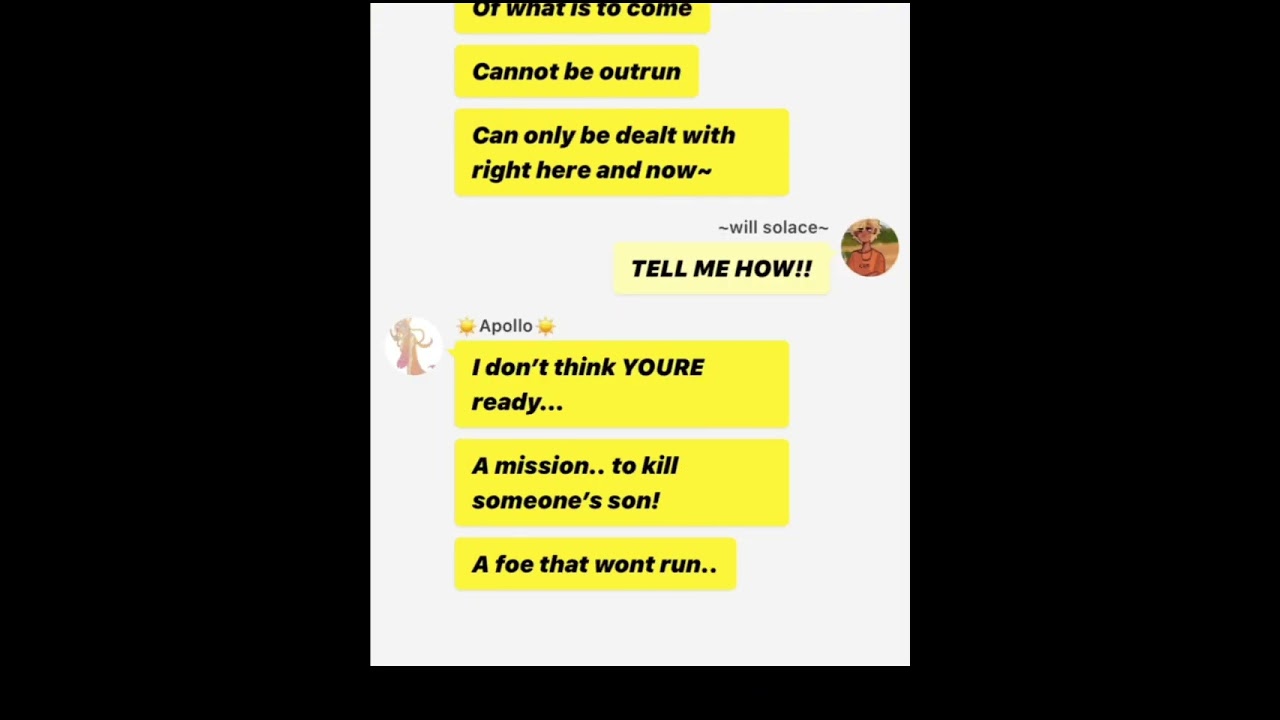 PJO THE HORSE AND THE INFANT LYRIC PRANK (SOLANGELO??) discontinue for now :( sorrryyyyy