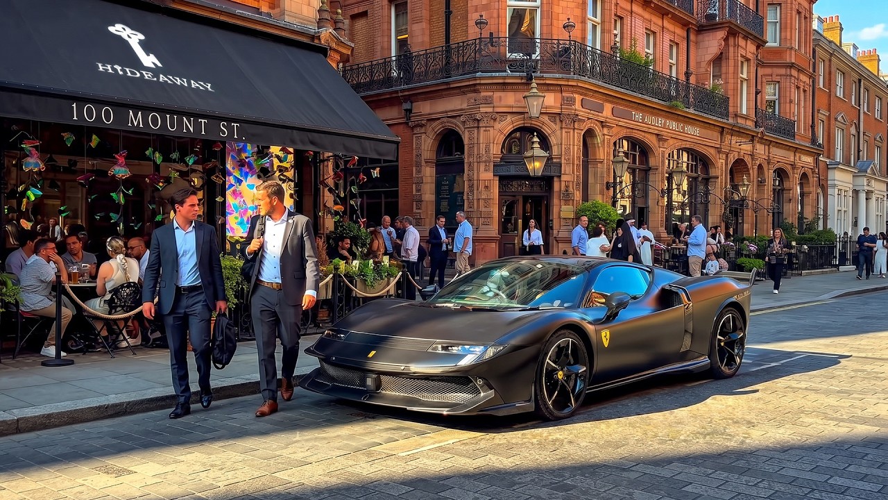 Walking Luxury Mayfair in London ☀️ NEW Grosvenor Square & Bond Street Summer Walk 2026 [4K HDR]