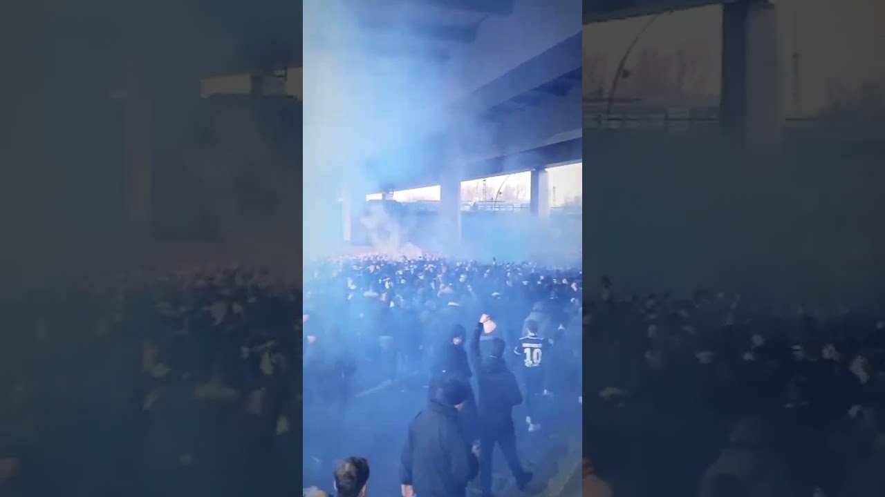 HSV FANMARSCH GEGEN ST.PAULI