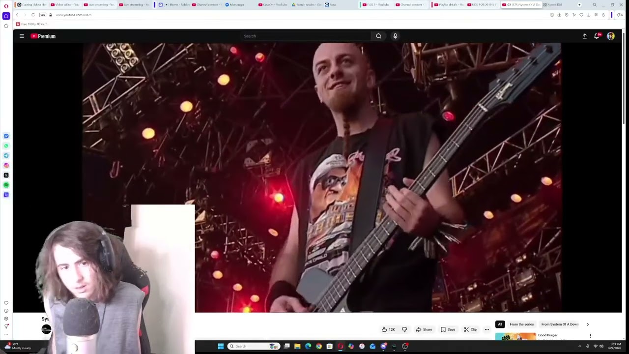 Donutboy Rewatches System Of A Down Reading Festival 2003 in 2026