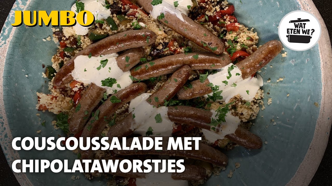 Wat eten we? Couscoussalade met chipolataworstjes