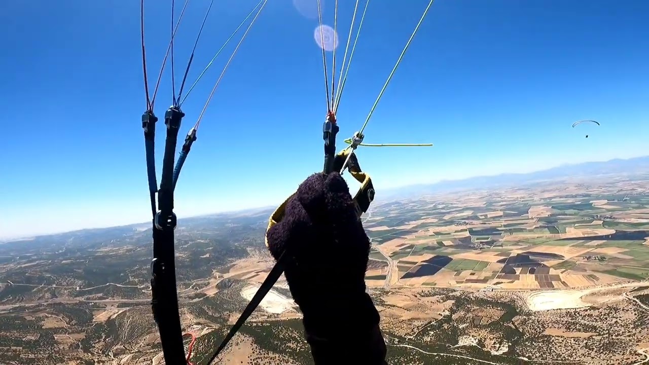 Narlı -Gaziantep Xc uçuşu - 30 km xc yamaç paraşütü - İşe uçarak gitmek