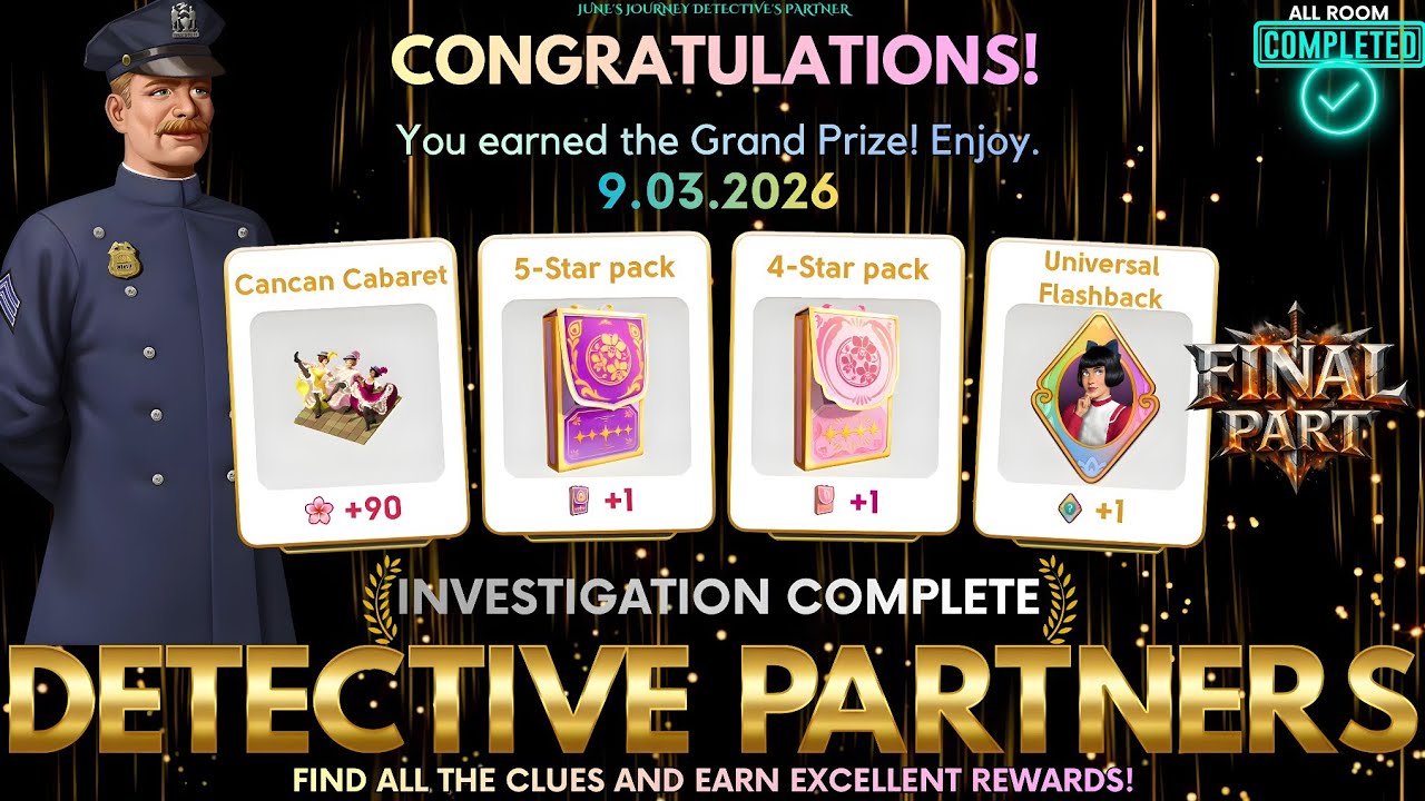JUNE'S JOURNEY DETECTIVE PARTNERS EVENT (FINAL PART) 9 MARCH 2026 | Grand Prize Reveal & Event Recap