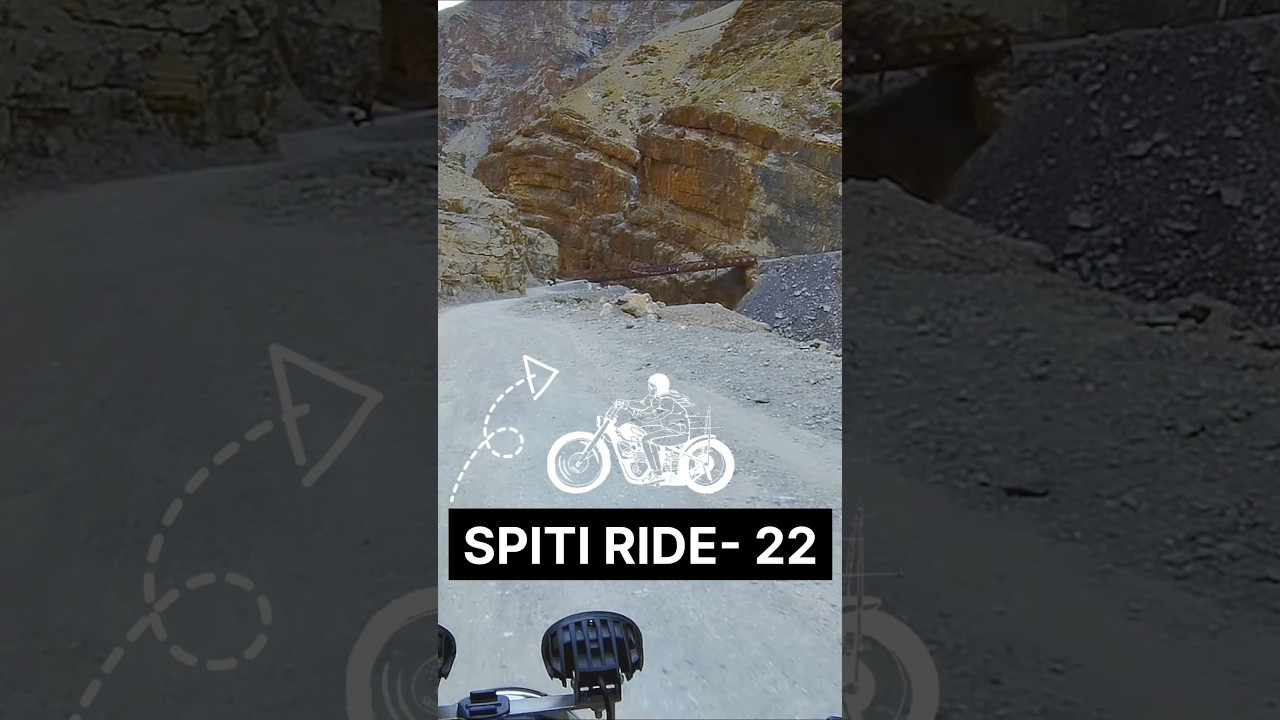 SPITI RIDE - 22 ।। ARVIND VASAVE ।। @avasave8282 ।। #shortsvideo #himachalpradesh #motorbikeriding