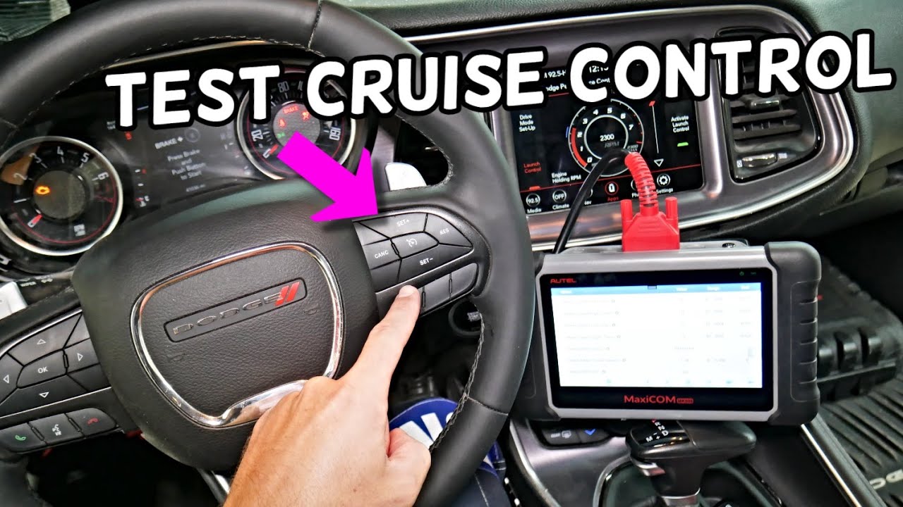 HOW TO TEST CRUISE CONTROL SWITCH on DODGE CHALLENGER, CRUISE NOT WORKING