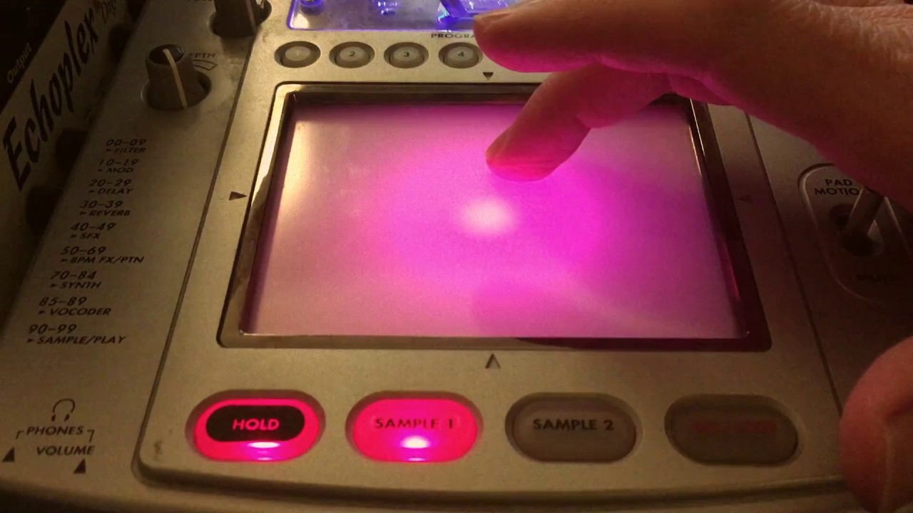 Использование Korg KAOSS Pad в качестве аудиоэффекта для живого зацикливания