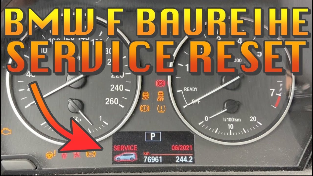✨ BMW  Service zurückstellen ALLE F-Modelle ✨