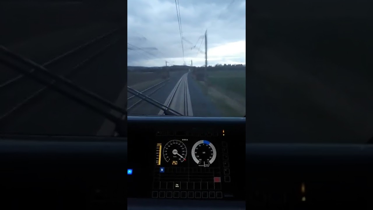 Cab View, ICE1, BR401, 280km/h, Versp&auml;tung aufholen 👌🏻 #shorts