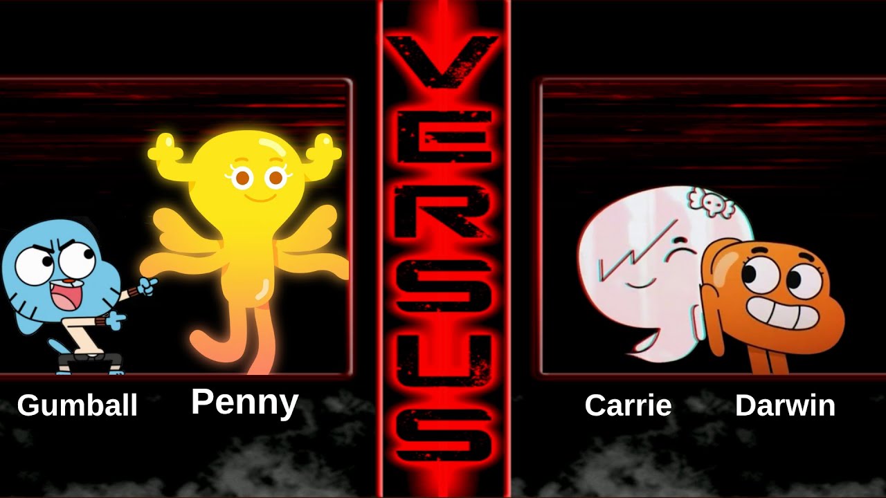 Gumball - Penny VS Carrie - Darwin