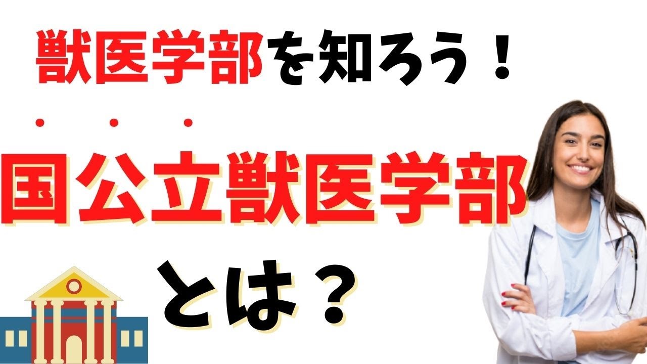 国公立の獣医学部ってどんなところ？受験難易度や特徴、メリットデメリットについても徹底解説！