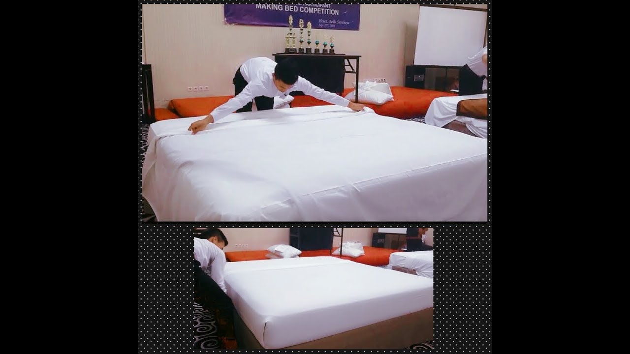 Making Bed Competition 2016 (Terbaik ✌) IHKA JATIM Hotel Bella Surabaya SMKN 01 BATU