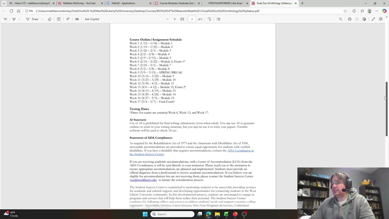 Course Overview
