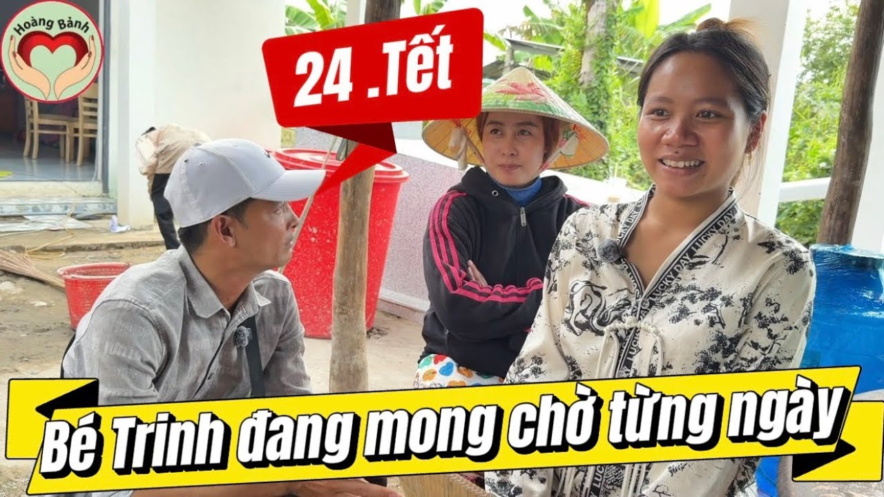 NGÔI NHÀ vợ chồng bé Trinh sắp hoàn thiện ngày CẬN TẾT 