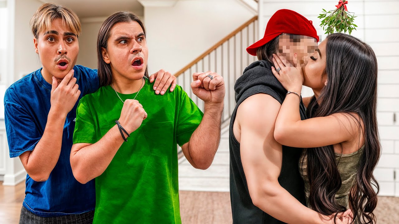 I CAUGHT My Wife Kissing Another Man Under the Mistletoe…