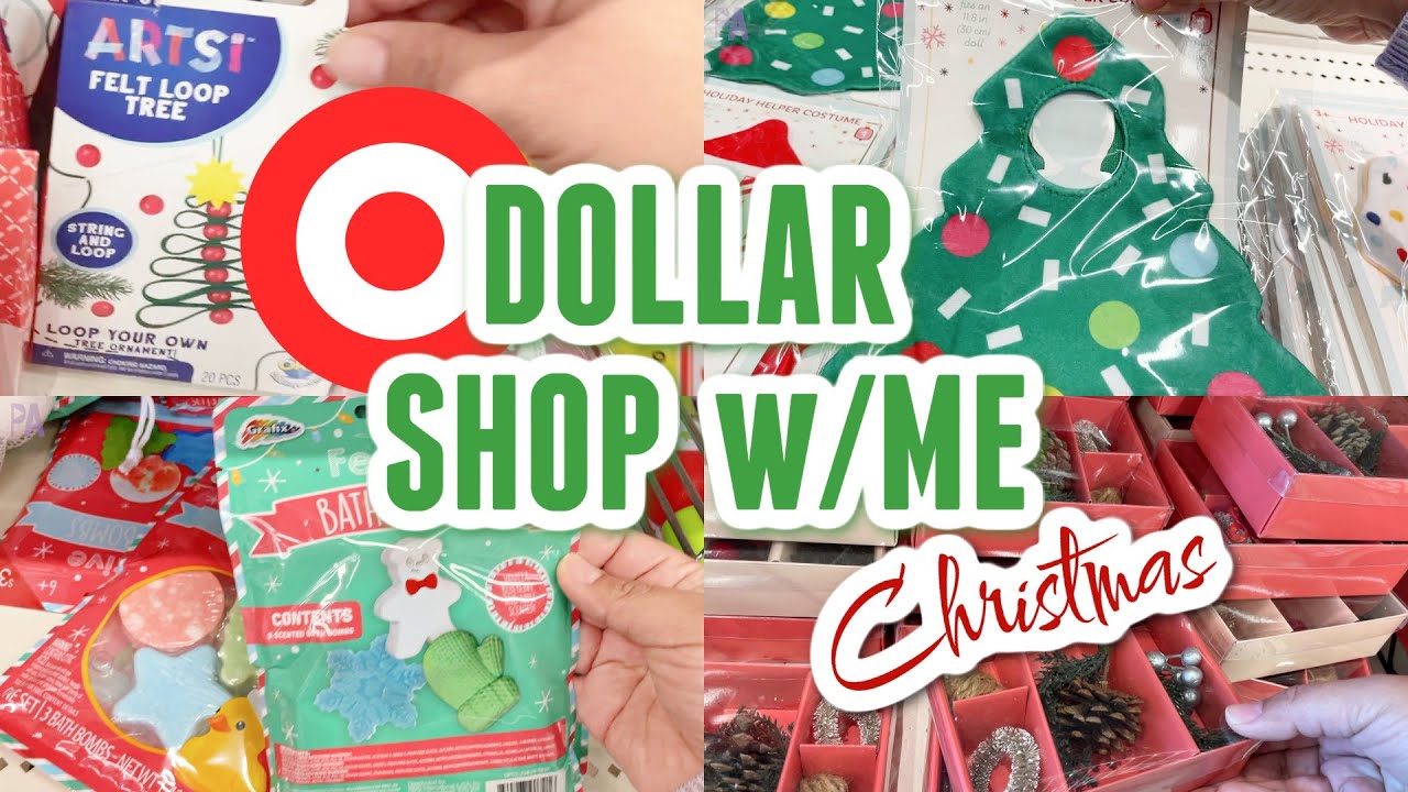 AMAZING Christmas DOLLAR Finds at Target Dollar Section - Shop with Me
