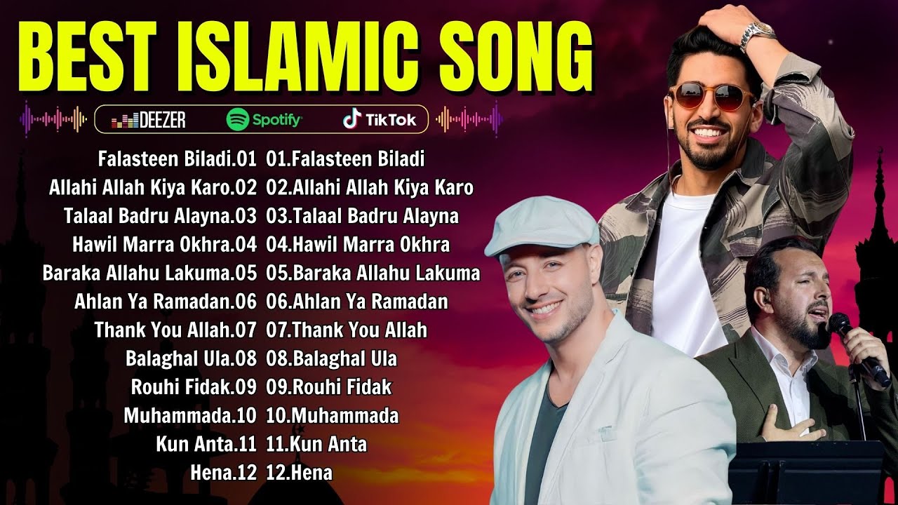 Maher Zain, Mesut Kurtis, Humood Alkhudher Best Islamic Songs 2026 🍒 Habibi Yaa Muhammad 🔆