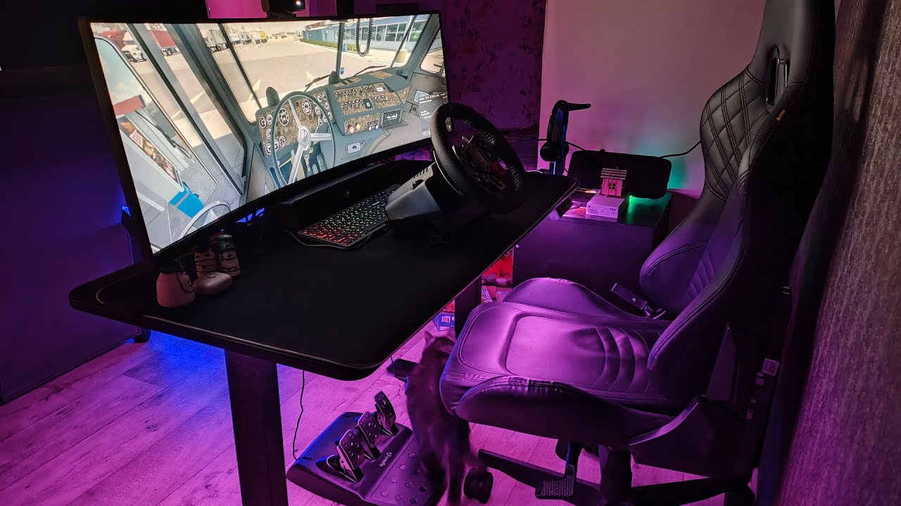 🎮 Бюджетний сетап під Truck Simulator in action: Logitech G29 + вебкамера + Beam Eye Tracker