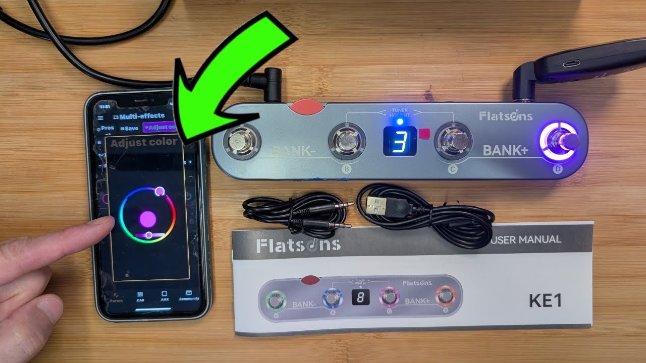 Flatsons KE1 Мультиэффекты для гитары — Полный тур