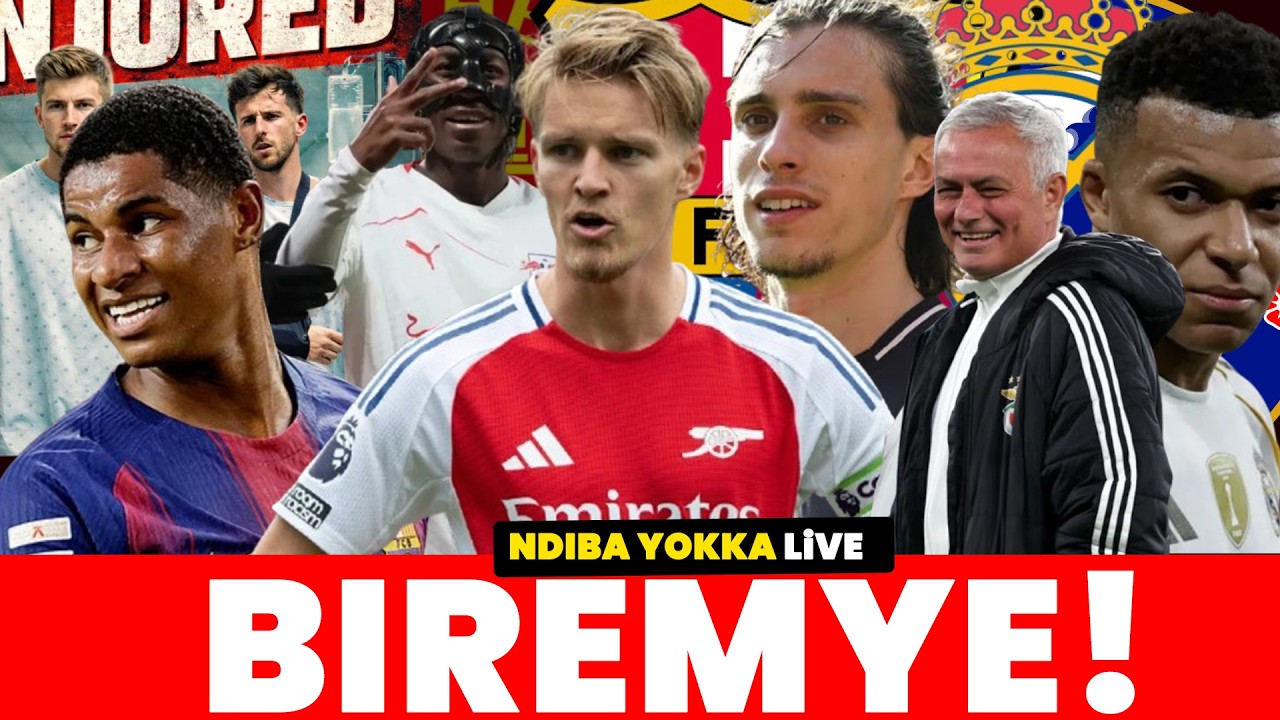 Odegaard ne Calafiori, Barca enanagira ku Rashford, Mourino ne Mbappe LIVE!
