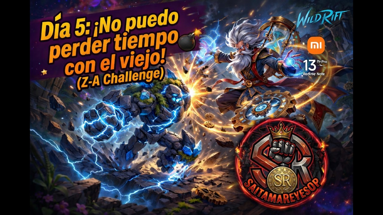 Dia 5 Del Reto Z-A en la Jungla... Poniendo a mis Enemigos a Viajar en el tiempo ⏳ - Zilean Jungla