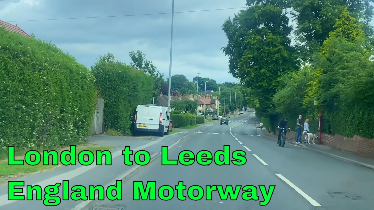 London To Leeds Road Journey - England [4K]
