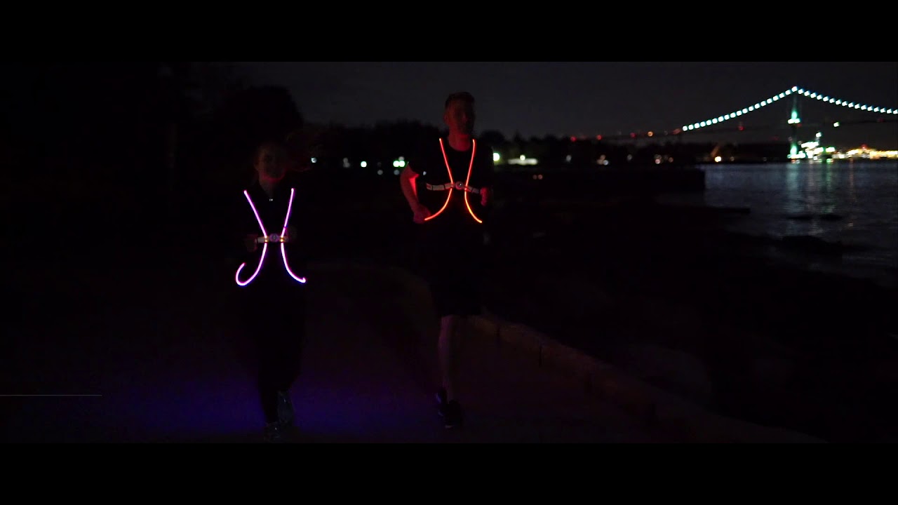 GetVizy VizyVest Flashing LED Vest for nighttime running, walking & cycling.