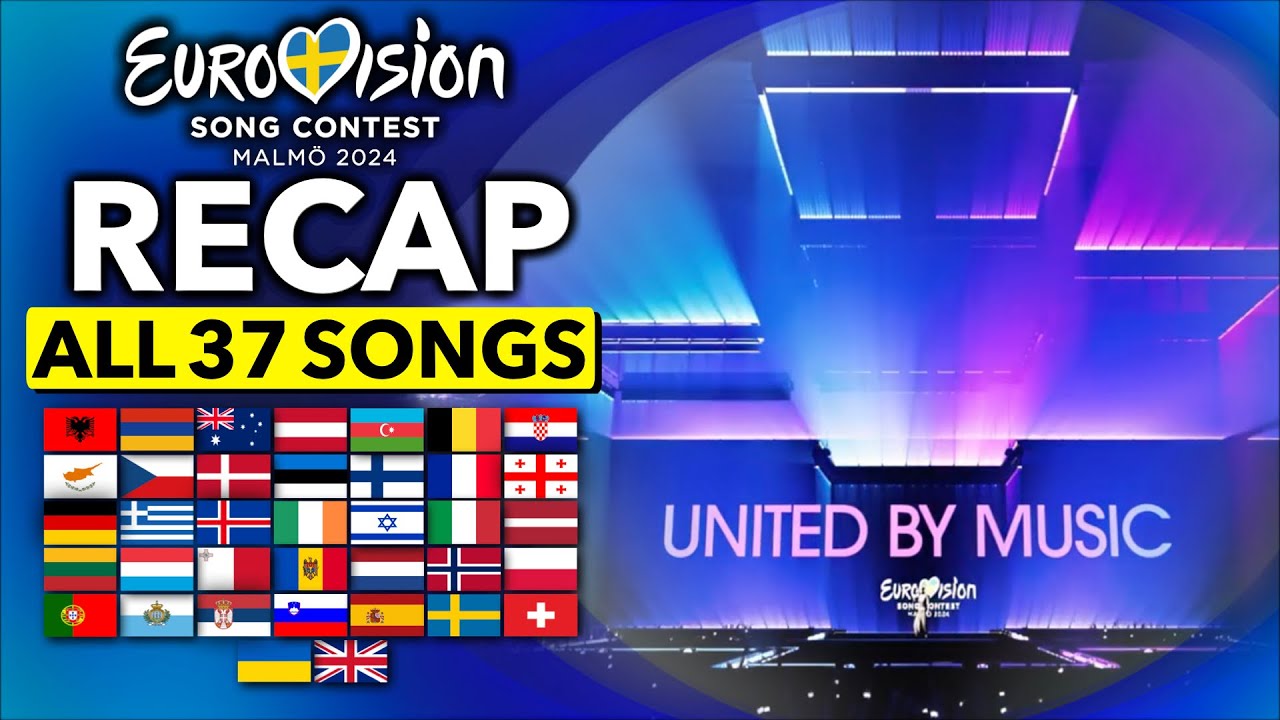 Eurovision ESC 2024 | RECAP ALL 37 SONGS (Long Clips)