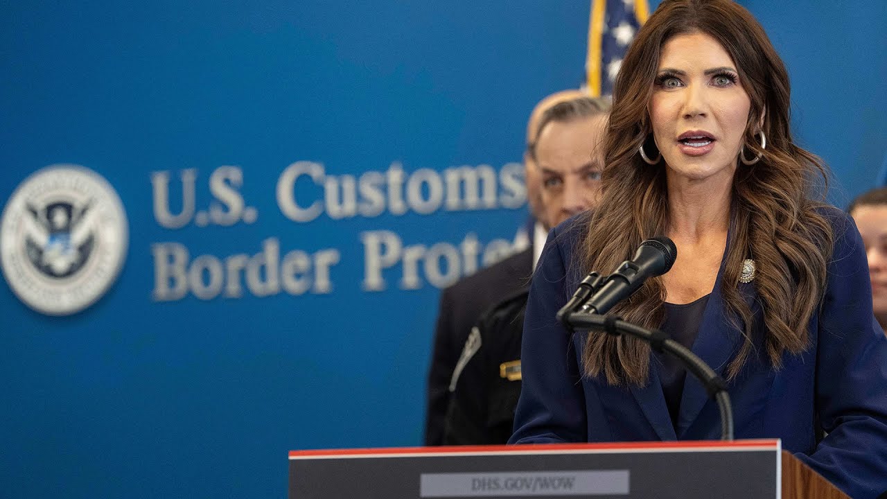 Happening Now: Noem Gives Remarks On Border Wall Amid Mounting Criticism Of DHS