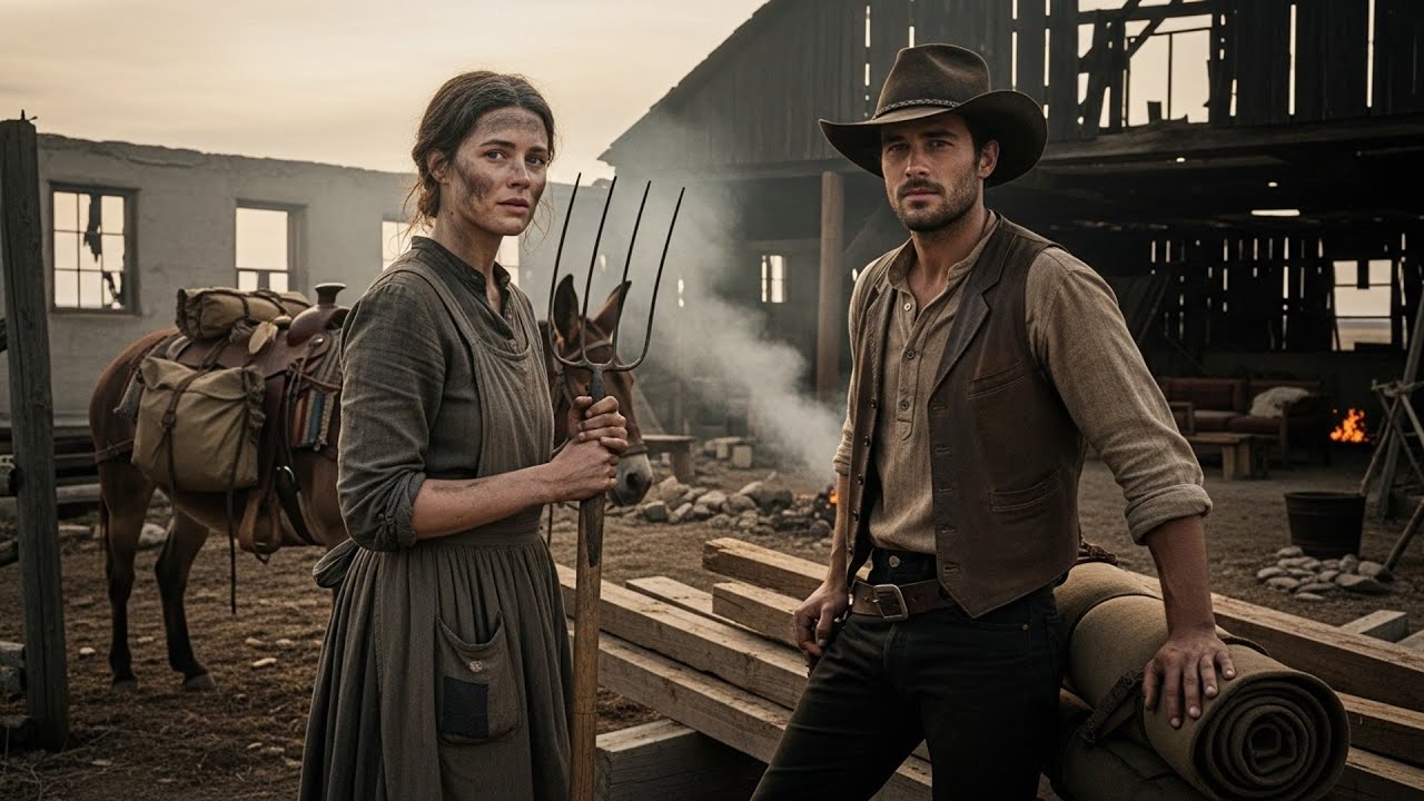 The Soldiers Destroyed Her Farm, A Cowboy Helped Her Rebuild And Stood Guard Against Their Return