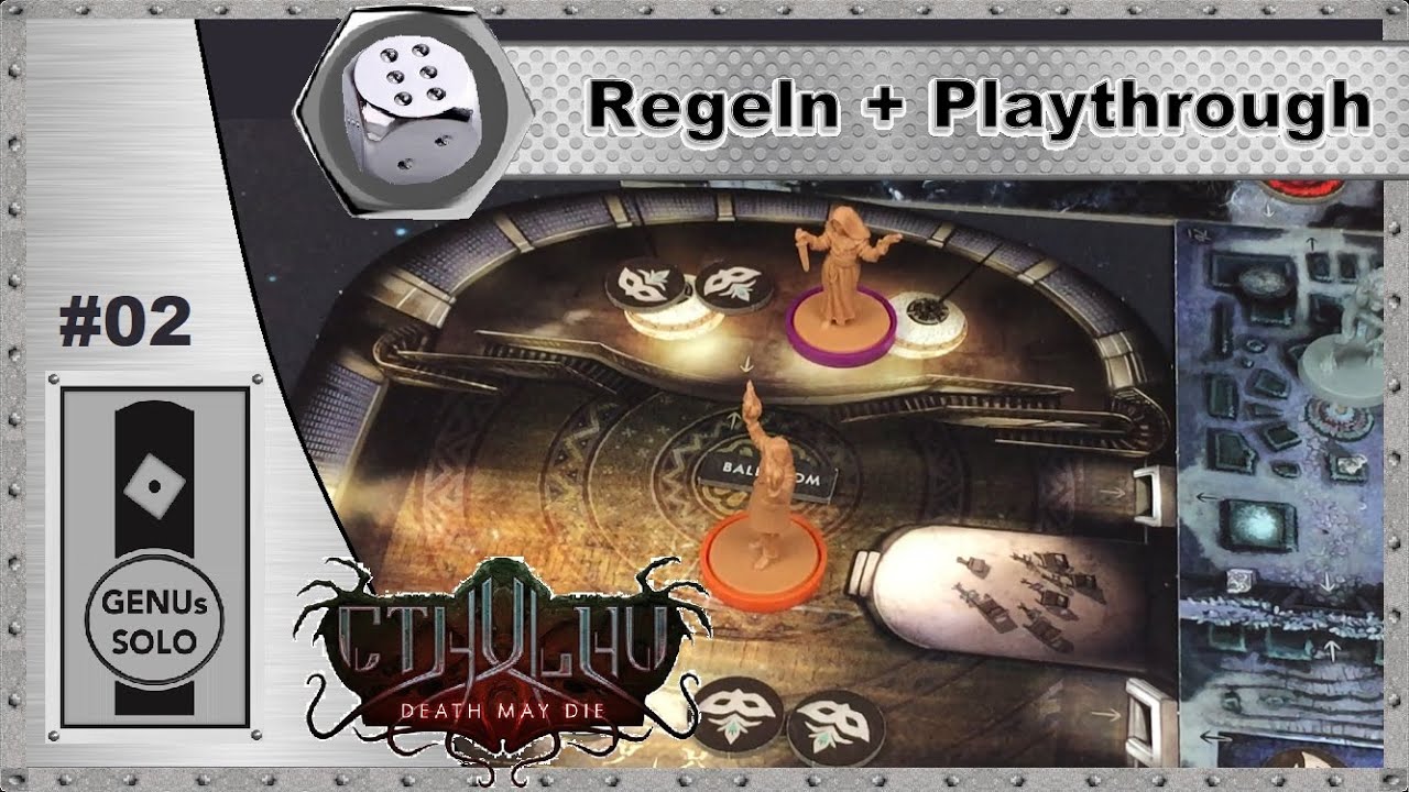 Cthulhu - Death May Die - S01E02 - Playthrough - Regeln - deutsch