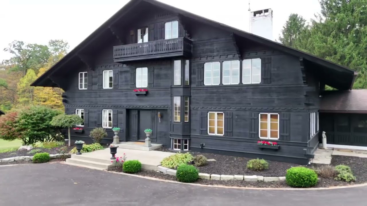 Swiss Chalet Estate presented for sale in Vienna Ohio