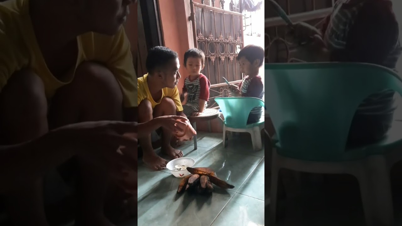 MasyaAllah Tabarakallah Anak Kalo Makan Pisang Susu Lahap banget 