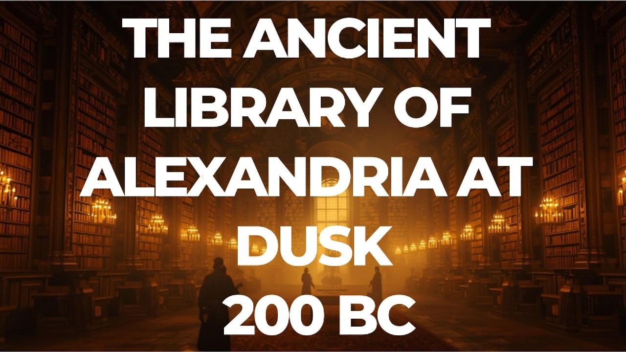 The Ancient Library of Alexandria at Dusk 200