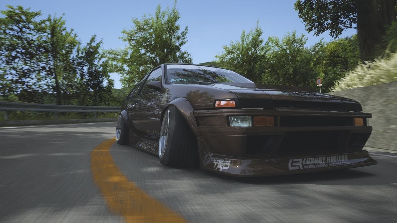 Assetto Corsa Tsubaki Line AE86 TRUENO