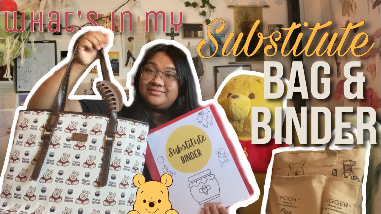 what’s in my substitute teacher bag & binder 💼 // pre-k to middle school substitute teacher supplies