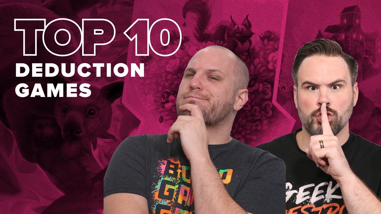 Top 10 Deduction Games - BGG Top 10 w/ The Brothers Murph