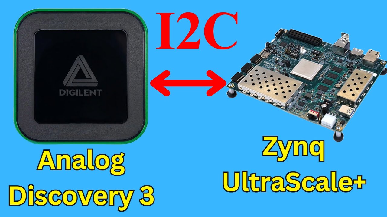 I2C tutorial on Zynq+: data exchange and debugging with Analog Discovery 3